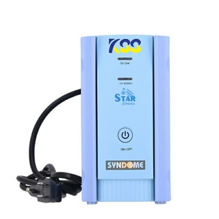 เครื่องสำรองไฟฟ้า UPS SYNDOME STAR-1000 (1000 VA/600 WATT) รับประกัน 2 ปี