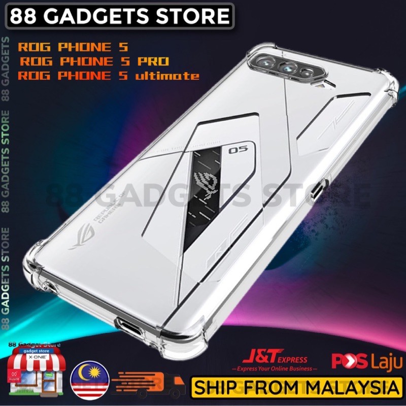 ASUS ROG PHONE 5 5 Pro 5 Ultimate SOFT TPU TRANSPARENT PROTECTION CASE ...