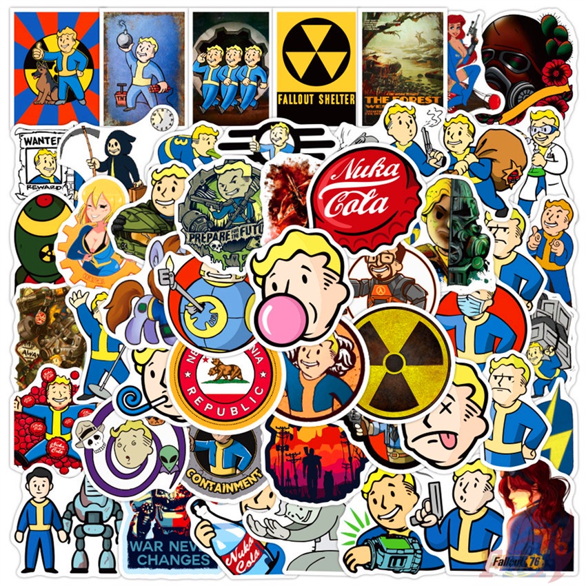 ❉ Fallout: Shelter Series 02 สติ๊กเกอร์ ❉ 50Pcs/Set Games DIY Luggage Laptop Skateboard Doodle สติ๊ก
