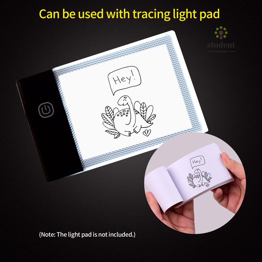 S&D Blank Flip Book Kit with 300 Sheets Animation Paper Flipbook Binding  Screws for LED Tracing Light Pad Drawing Sketc | Shopee Thailand