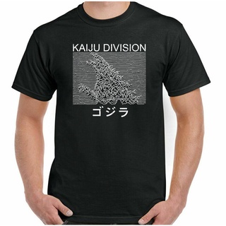 [S-5XL] เสื้อยืดลําลอง ผ้าฝ้าย แบบนิ่ม พิมพ์ลายไดโนเสาร์ Godzilla Kaiju Joy divisionunknown ออกแบบดี สําหรับผู้ชาย