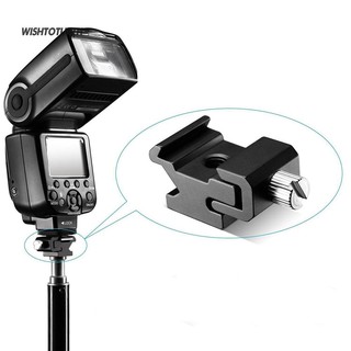 ☼WT Screw Studio Camera Flash Light Tripod Cold Hot Shoe Mount Bracket Adapter