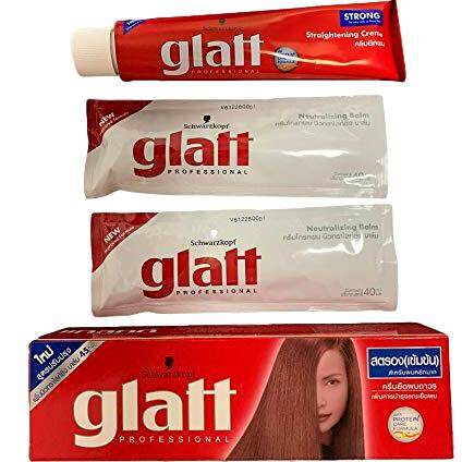 แกลทท์ ครีมยืดผมถาวร สูตรเข้มข้น 85 มล. (Glatt Professional Hair Straightener Strong 85 ml.) ยืดผม น