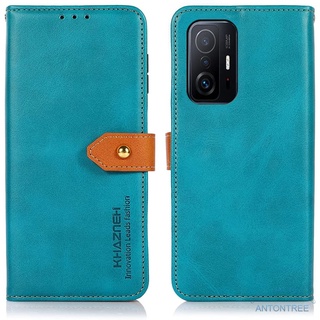 เคสโทรศัพท์มือถือหนังฝาพับพร้อมช่องใส่บัตรและเงินสดสําหรับ Xiaomi Mi 11T Pro 11 Lite 5G