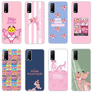 เคสซิลิโคนใส ลายการ์ตูน Pink Panther กันกระแทก สําหรับ Vivo y20 2021 Vivo y12s y20s y20 y21i Vivo y12 Vivo y12i y11