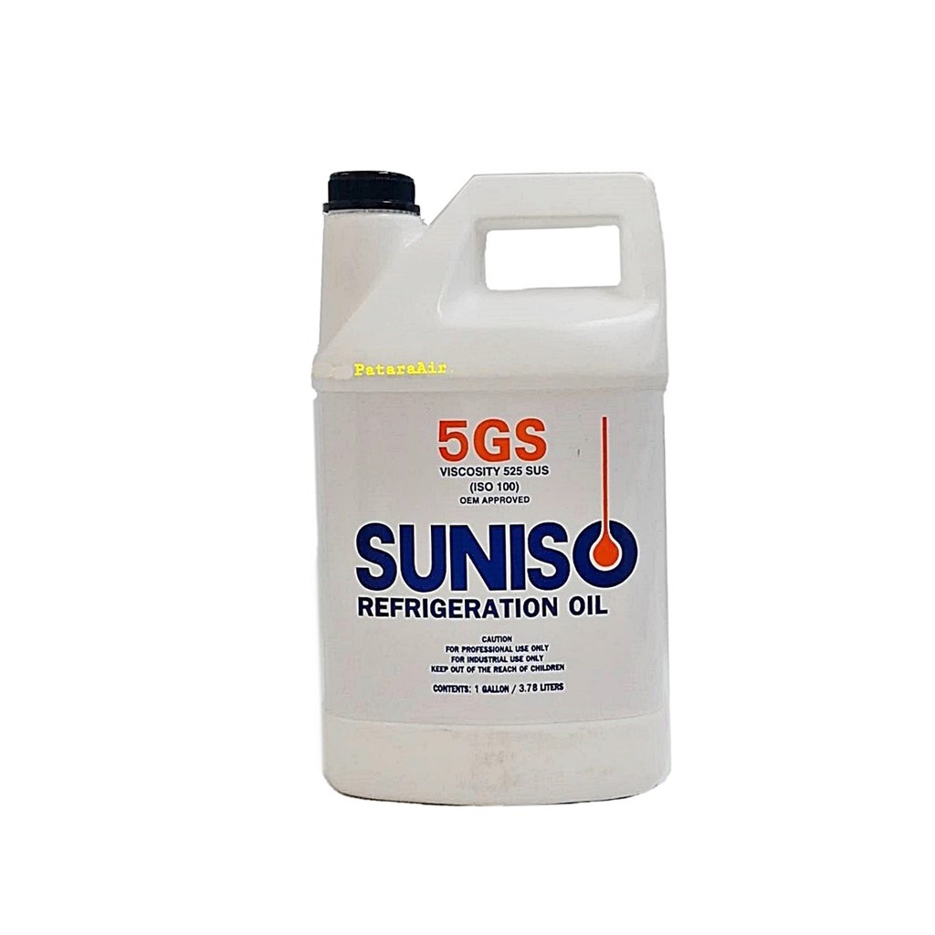 น้ำมันคอมเพรสเซอร์ R12,R22,R502  แกลลอน 3.78 ลิตร ซูนิโซ่ SUNISO 5GS น้ำมันคอม น้ำมันคอมแอร์ oil