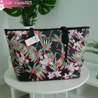 Victorias Secret Vintage Flower Print Shoulder Bag ของแท้ ราคาถูก