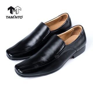 ส่งฟรี!! Taminto รองเท้าผู้ชาย รองเท้าหนังแท้ แบบสวม คัชชู B1996 Mens Loafers