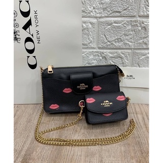 COACH Signature Poppy Crossbody