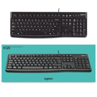 USB KEYBOARD LOGITECH (K120) BLACK