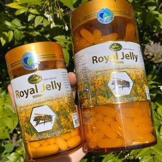 ฉลากไทย ลดราคา 365 เม็ด Natures King Royal Jelly นมผึ้ง 1000 mg. นมผึ้งสีขาวคล้ายนมข้นหวาน กลิ่นออกเปรี้ยว และมีรสเผ็ด