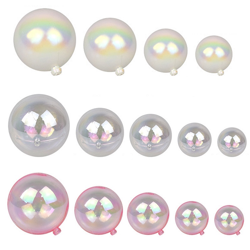 4ชิ้น/เซ็ตที่มีคุณภาพสูงที่มีสีสันบอลตกแต่งเค้กแฟนตาซีที่มีสีสันใสบอลเจ้าหญิงเค้กตกแต่งสําหรับคริสต์มาสวันเกิดวันครบรอบแต่งงานเค้ก ที บน