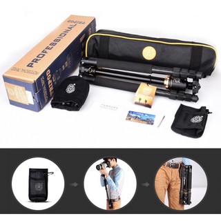 ขาตั้งกล้อง 2 in 1 Tripod Monopod aluminum tripod transversely Camera