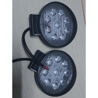 สปอรไลท์LED.กลม4"แบบบาง12-24W.27W.ยี่ห้อPPK(ราคาต่อดวง)