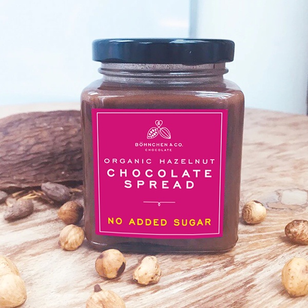 HAZEL NUT CHOCOLATE SPREAD - SMOOTH CHOC CREAM / NO ADDED SUGAR: เฮเซลนัทช๊อกโกแลตครีม