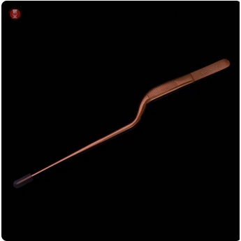Shinsei Offset Tweezer ทองแดง 21 ซม. Chef Food แหนบ