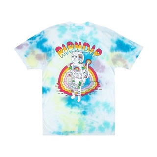 SLUM LTD - RIPNDIP Out Of The Box Tee Blue/ Yellow Tie Dye