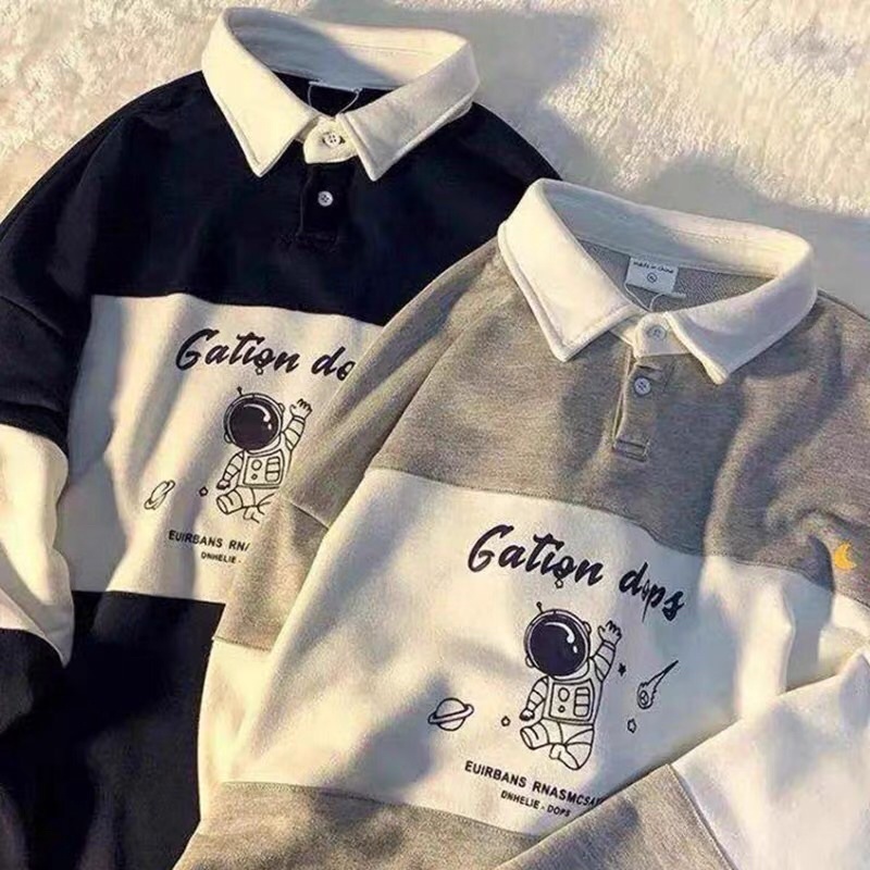 เสื้อสเวตเตอร์ คอปก พร้อมส่ง!! ผ้าดี (นักบินอวกาศ)