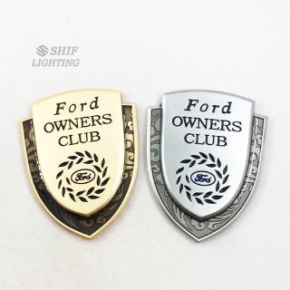 สติ๊กเกอร์โลโก้โลหะ 1 ชิ้นสำหรับ Ford Owners