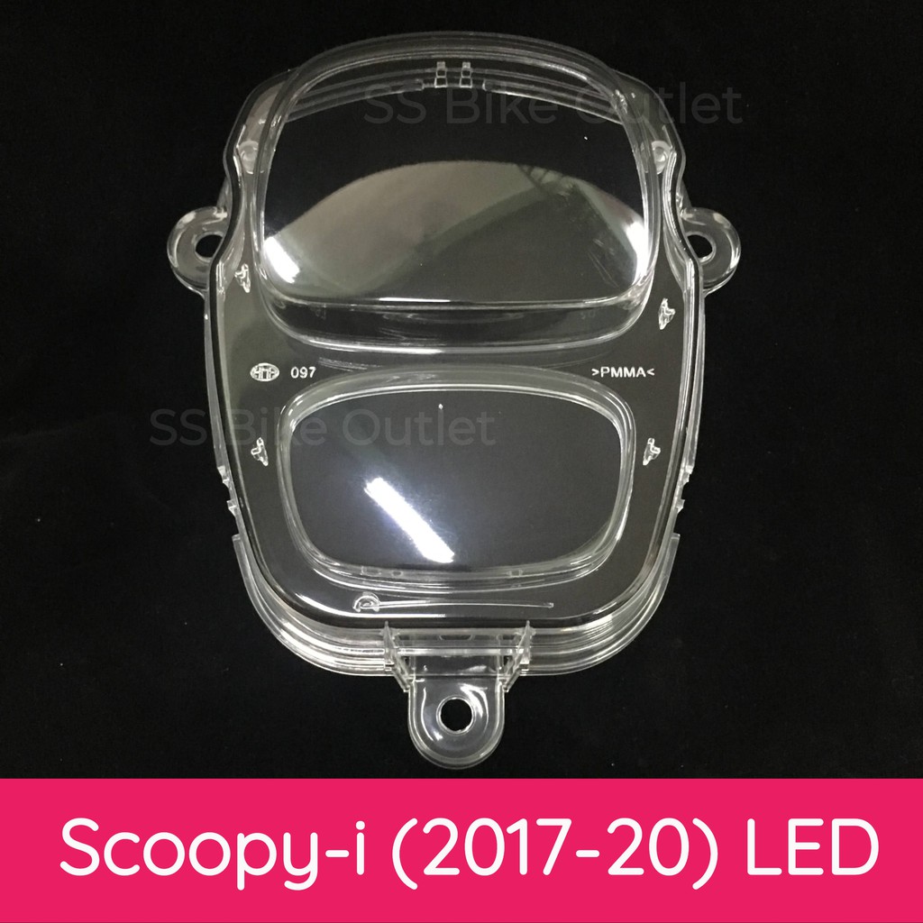 🔺อย่างดี🔺 กระจกไมล์ ฝาครอบเรือนไมล์ Scoopy -i (2017-2020) รุ่น ไฟหน้า LED