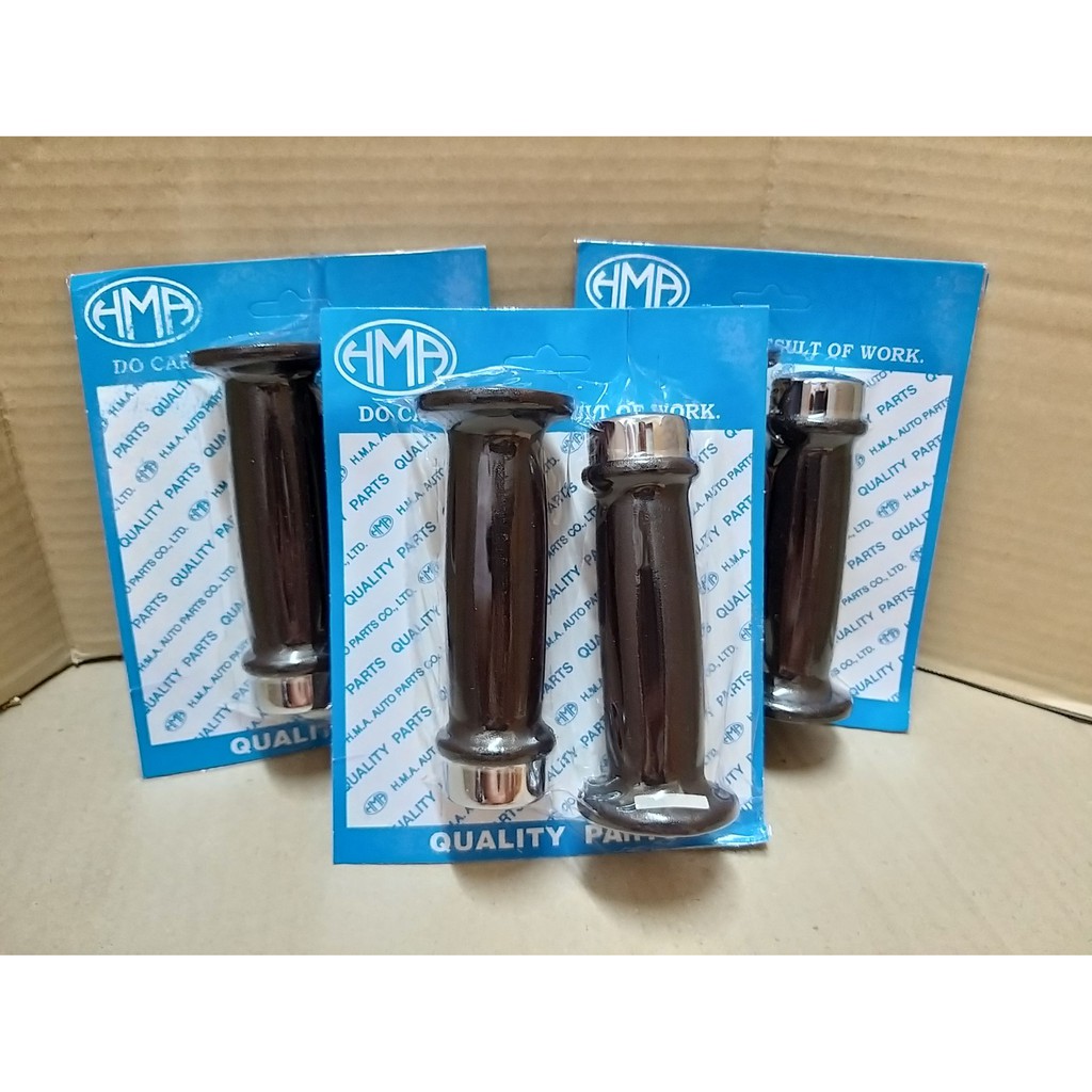 ปลอกมือ ปลายปิด ชุบ FINO ทุกรุ่น สีดำ # ขายเป็นคู่ # HMA Brand # 3504-238-BLS