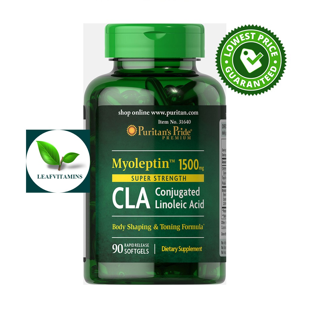 Puritan's Pride Super Strength Myo-Leptin™ CLA 1500 mg / 90 Softgels