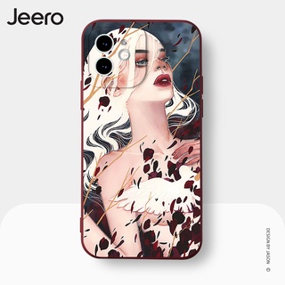 Jeero เคสไอโฟน เคสซิลิโคนนุ่มกันกระแทกการ์ตูนตลก เคสโทรศัพท์ Compatible for iPhone 15 14 13 12 11 Pro Max SE 2020 X XR XS 8 7 6 6S Plus พลัส HFE1418