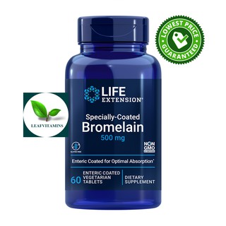 Life Extension Specially-Coated Bromelain 500 mg / 60 Enteric-Coated Vegetarian Tablet