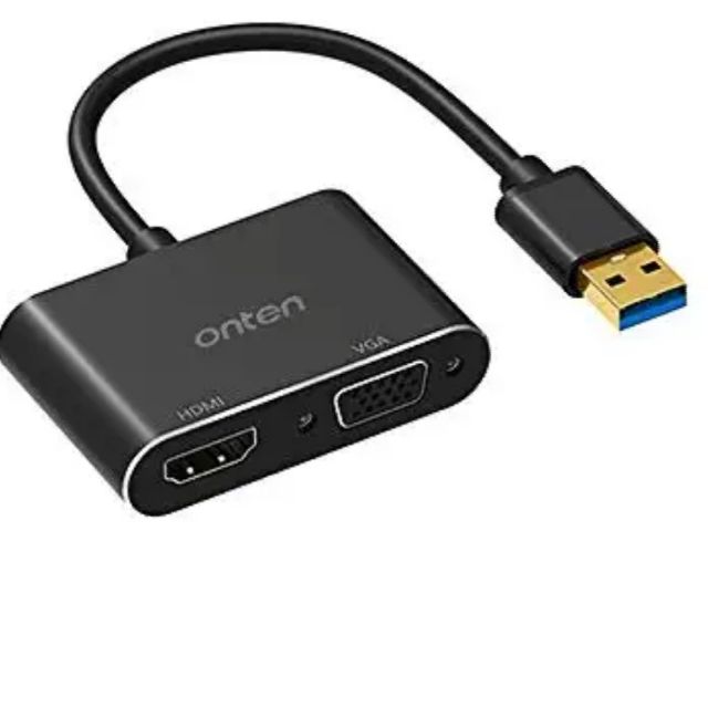 ONTEN รุ่น 5201B : USB 3.0 TO HDMI + VGA ADAPTER