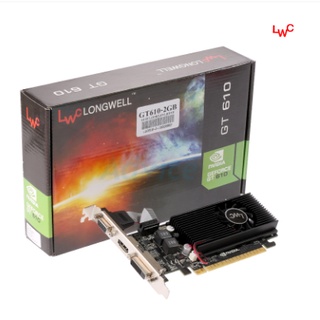 VGA LONGWELL GEFORCE GT 610 - 2GB DDR3 ของใหม่