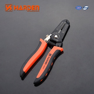 คีมปอกสายไฟ เครื่องปอกสายไฟแบบมืออาชีพ ขนาด 175 mm Electric Wire Cutter Stripper  harden 660621