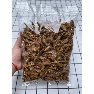 ปลากรอบสามรส 500 กรัม ปลากรอบคลุกงา, ปลากรอบสมุนไพร+ถั่วลันเตาหรือถั่วจีน