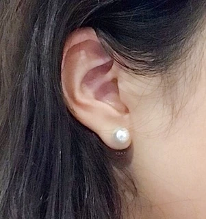 ต่างหูมุก ก้านเงิน S925 ต่างหูมุกเทียม ต่างหู 4 มม/ 6มม/ 8 มม/ 10 มม เรียบแต่หรู ใส่ได้ทุกวัน ต่างหูก้านเงินแท้