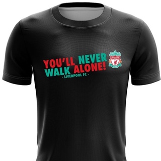 เสื้อยืด ลาย Liverpool FC แบบแห้งเร็ว ไซซ์ XS - 7XL (YNWA Crimson)