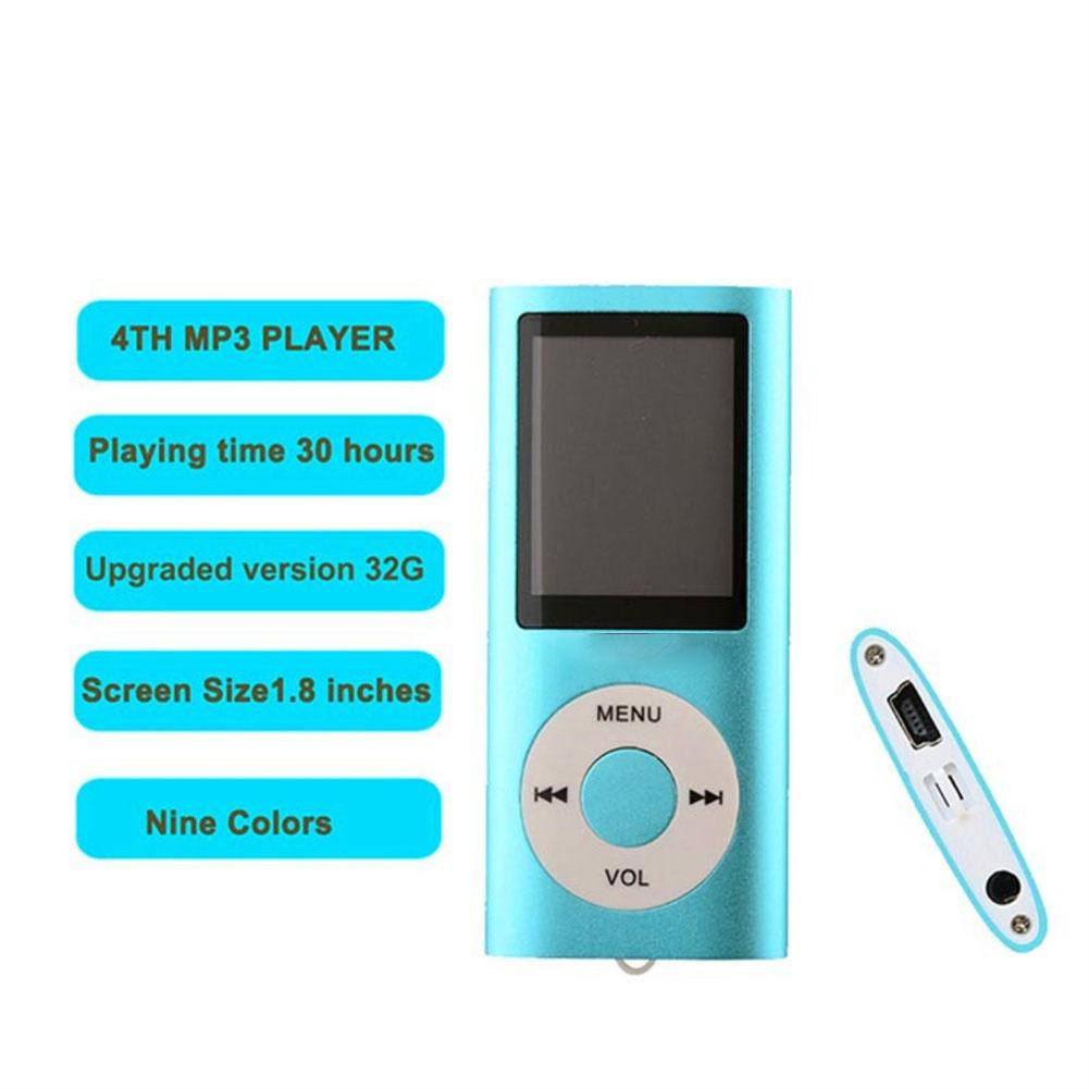 1.8inch Mp3 Player Music Playing Builtin Fm Radio Recorder Ebook Player With Headphones Usb