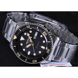 (แถมกล่องแบบพกพาและที่ตัดสาย) นาฬิกา Seiko 5 Sport Automatic รุ่น SRPD57K1