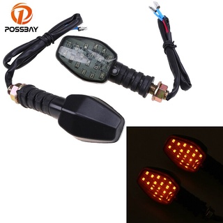 【ขายดี】ไฟเลี้ยว Led 12V 10 มม. สีเหลืองอําพัน สําหรับรถจักรยานยนต์ Honda พร้อมส่ง 2 ชิ้น