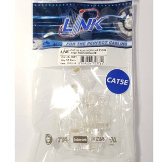 LINK Rj45 CAT5E ตัวผู้ 10PCS