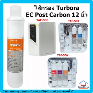 ไส้กรอง TURBORA EC POST CARBON 12 นิ้ว WATER FILTER TURBORA EC POST CARBON 12" เครื่องกรองน้ำ ไส้กรองน้ำดื่ม กรองน้ำดื่ม