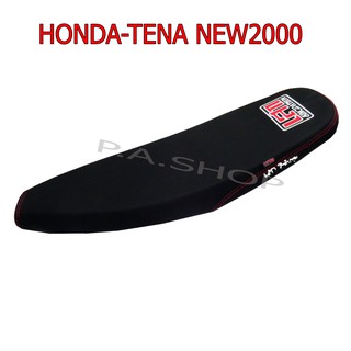 เบาะแต่ง เบาะปาด เบาะรถมอเตอร์ไซด์สำหรับ HONDA-TENA-NEW2000 หนังด้าน ด้ายแดง