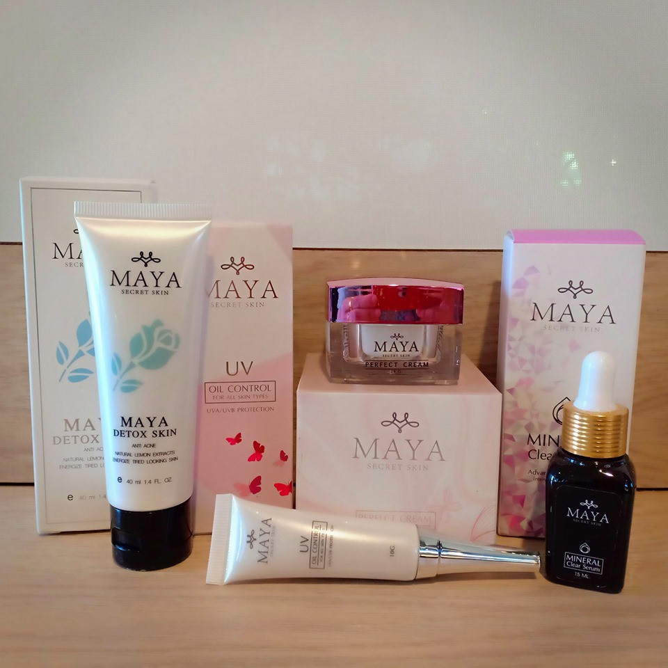 ครีมมายา (เซ็ต4ชิ้น) Maya Perfect Cream By Maya Secret Skin โปรสุดคุ้ม ซื้อ2 แถม2!! สวยครบเซ็ต ฝ้า กระ สิว หน้าหมองคล้ำ