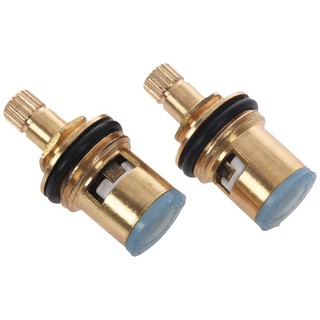 2 pcs 1/2" 20 Teeth Ceramic Tap Cartridge Disc Quarter Turn Valve Replacement TH