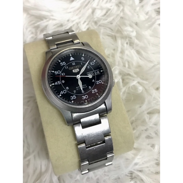 Seiko 5 automatic military (cal. 7s26), black dial