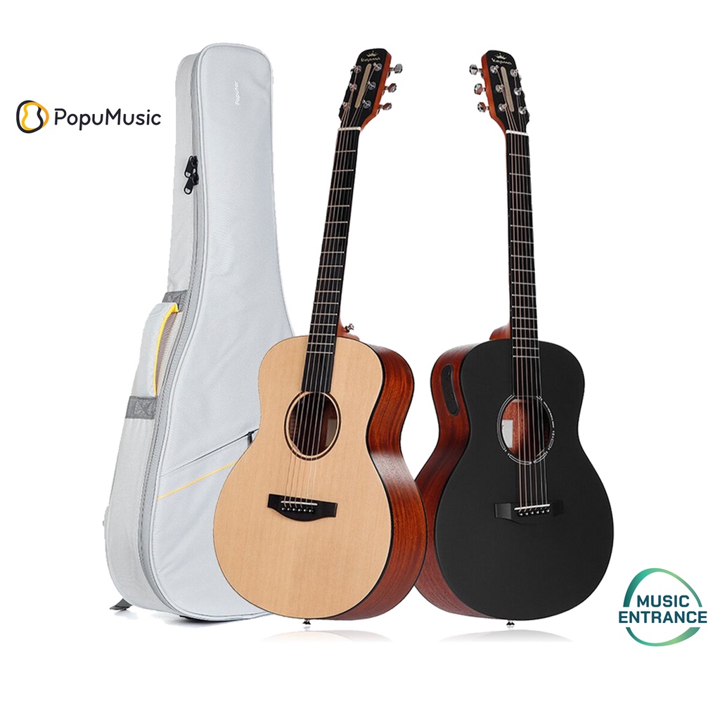 Poputar T1 36 Inch Smart Guitar with Free App Controlled LED Light Bluetooth 5.0BLE Connect for Ever
