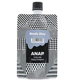 ANAP ทรีทเม้นท์บำรุงสีผม อแนป คัลเลอร์ ทรีทเมนท์ สูตรน้ำมันอะโวคาโด น้ำมันละหุ่ง และซิลค์ โปรตีน สีเงิน เมทัลลิก ซิลเวอร