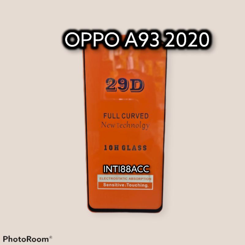 LAYER OPPO A93 2020 / TEMPERED GLASS FULL SCREEN + PEKING CHEIL / OPPO A93 2020