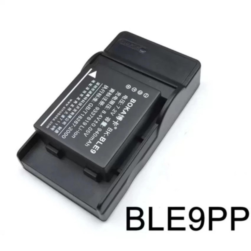 For Panasonic DMW-BLE9 / BLE9E / BLE9PP / BLE9GK แท่นชาร์จแบตกล้อง Panasonic Lumix DMC-GF5 DMC-GF3 DMC-S6 .. #254