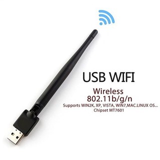 150Mbps WIFI USB Adapter USB 2.0 WiFi การ์ดเครือข่ายไร้สาย 802.11 B/g/n LAN Adapter 2.4G WiFi Dongle Receiver Adapter