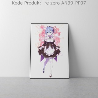 โปสเตอร์ติดผนัง ลายการ์ตูนอนิเมะ Re Zero A3 A2 A1 Jumbo AN039PP07 YOTAKUSHOP