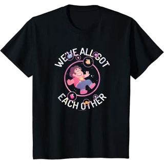 เสื้อยืดอินเทรนด์ผู้ชายอินเทรนด์ผู้หญิงเสื้อยืด พิมพ์ลายจักรวาล Steven Universe Each OtherS-3XL